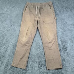 Katin Pants Mens Medium Elastic Waist Carpenter Workwear Grunge Straight Skate